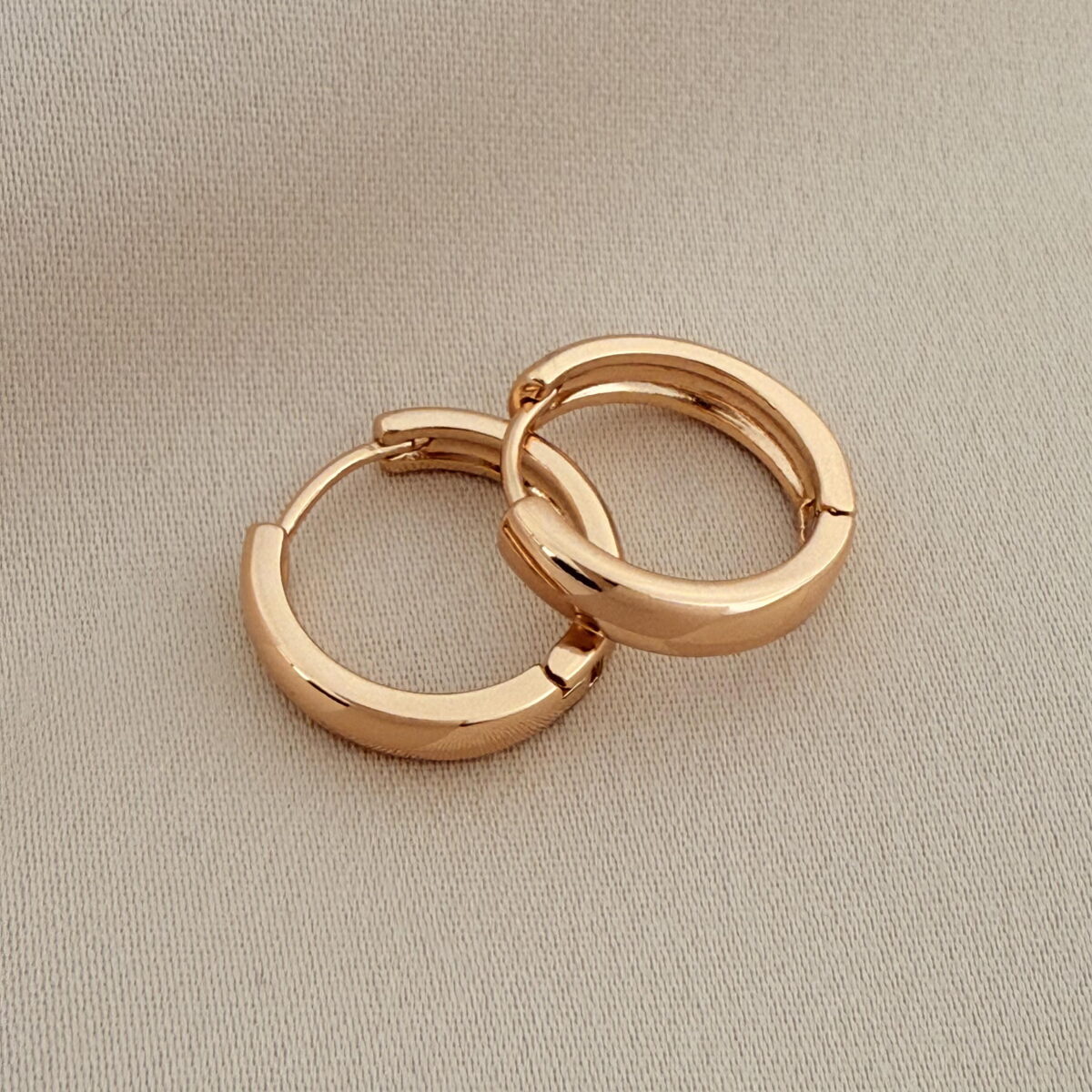 گوشواره حلقه‌ای طرح دار ژوپینگ مدل X001103778 - دیدی کالا | DiDikala