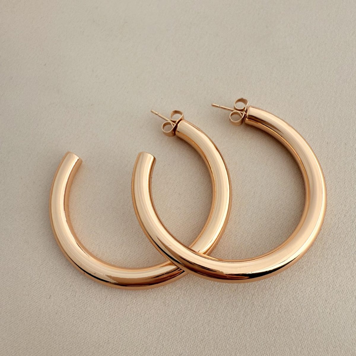 گوشواره حلقه‌ای ژوپینگ مدل B000953400 - دیدی کالا | DiDikala