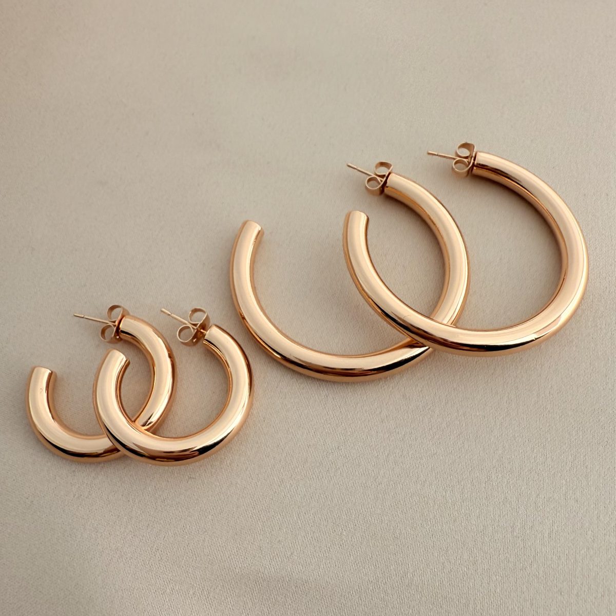 گوشواره حلقه‌ای ژوپینگ مدل B000953400 - دیدی کالا | DiDikala