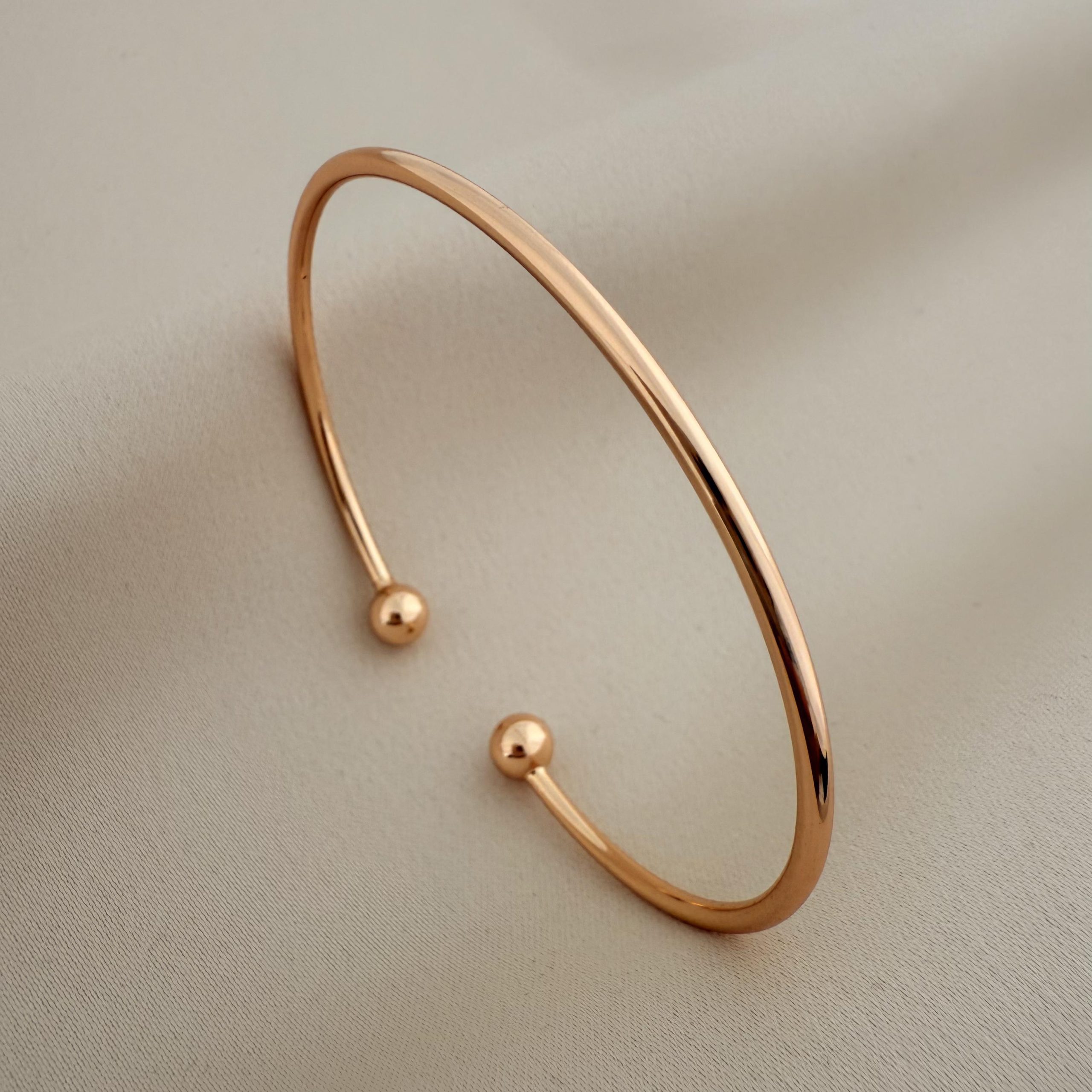 Xuping X0001000 Bangle Didikala (1) بنگل ظریف آینهای ژوپینگ مدل X0001000 - دیدی کالا | DiDikala