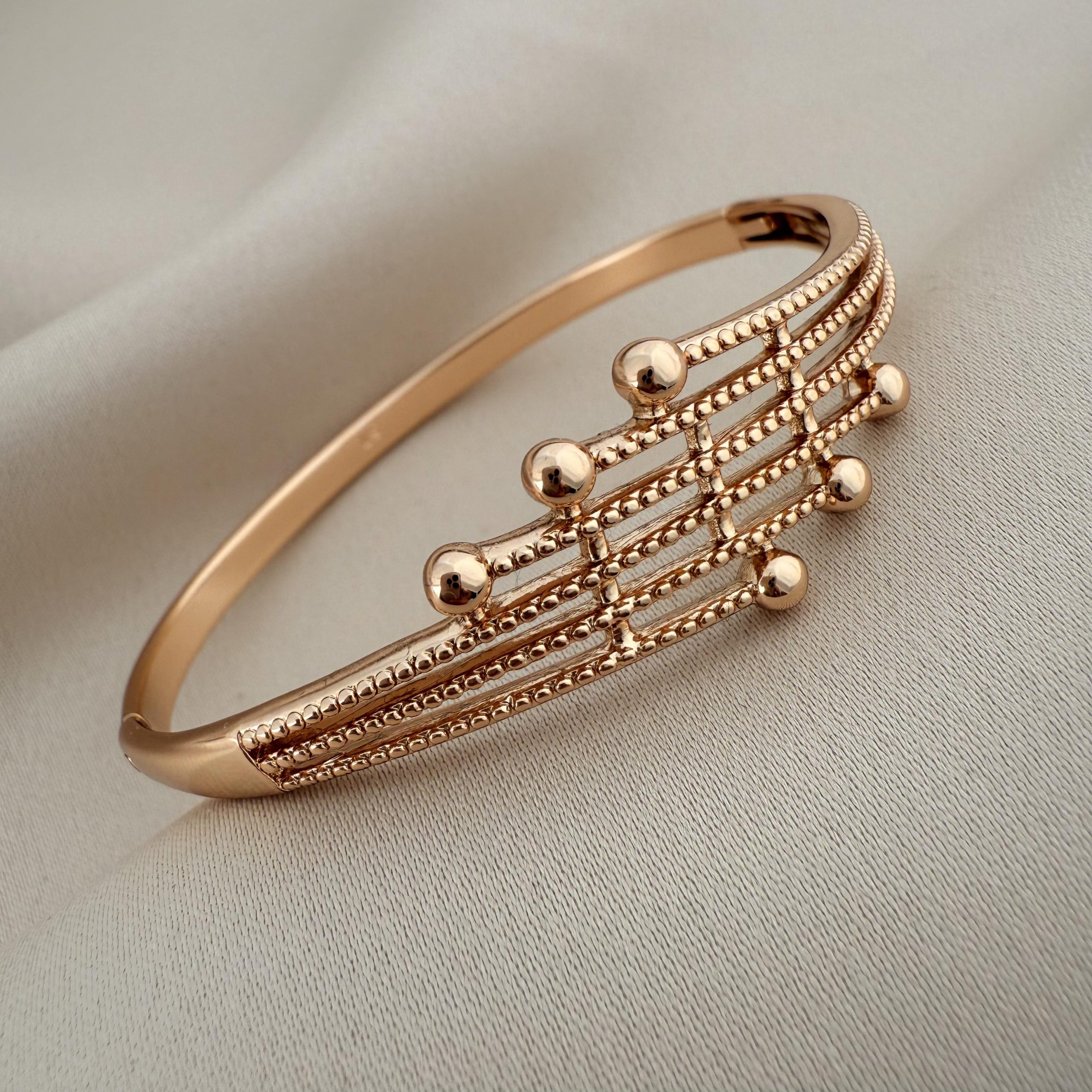 Xuping X000925966 Bangle Didikala (3) بنگل حصیری ژوپینگ مدل X000925966 - دیدی کالا | DiDikala