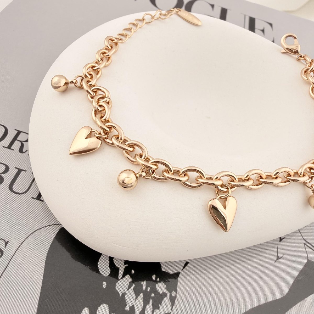 دستبند لنگری آویزدار ژوپینگ مدل X0001046 - دیدی کالا | DiDikala