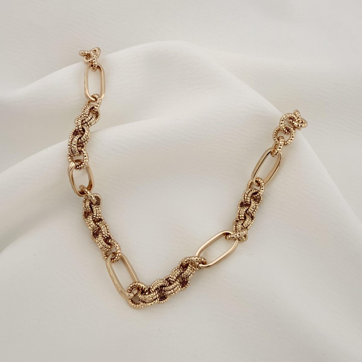 دستبند زنجیری ژوپینگ مدل X001204628 - دیدی کالا | DiDikala