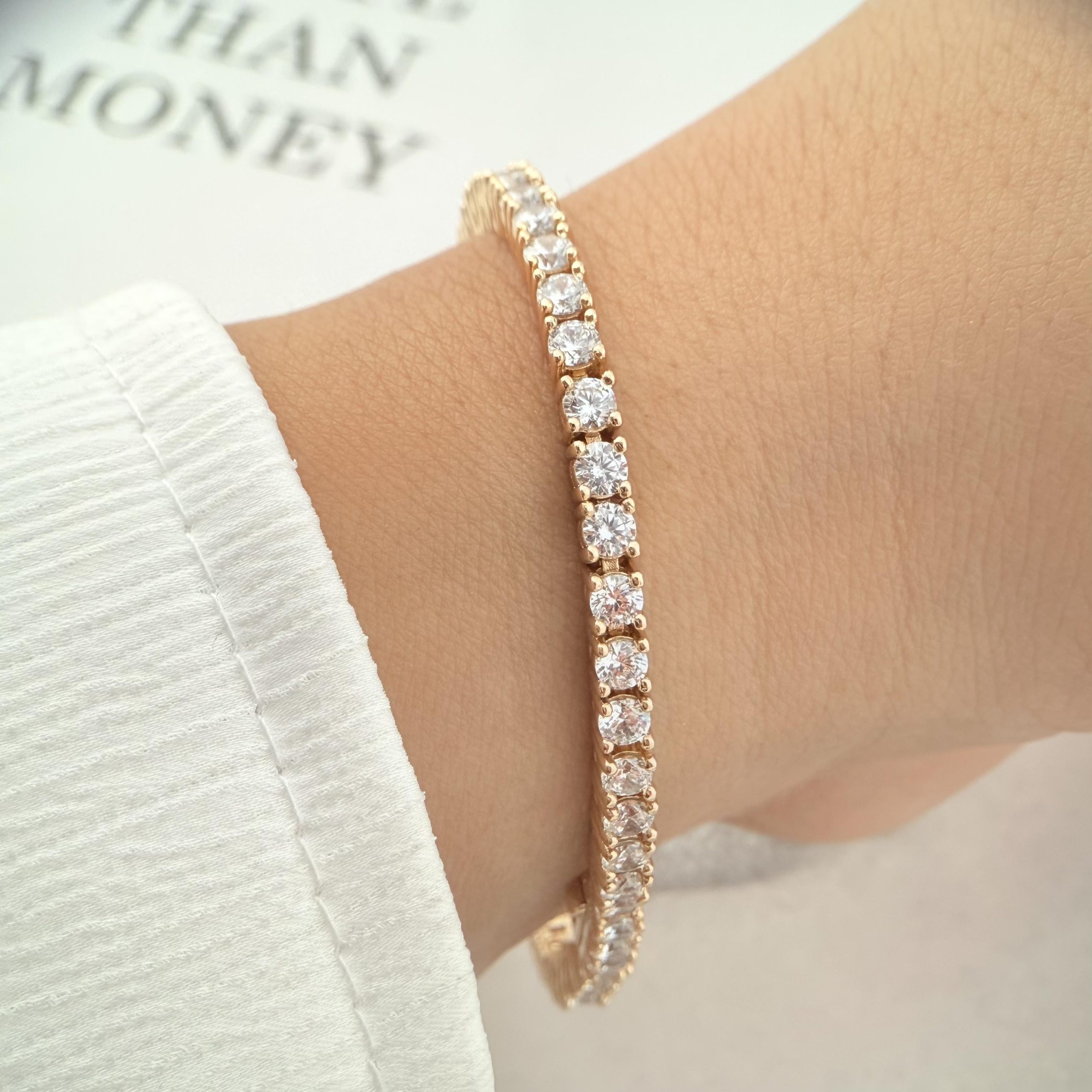 Xuping X001207304 Bracelet Didikala (1) دستبند تنیسی ژوپینگ مدل X001207304 - دیدی کالا | DiDikala